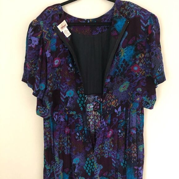 Worthington Plus Size Pleated Maxi Dress Size 20W - Picture 8 of 10